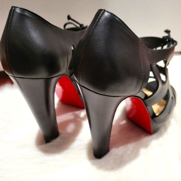 Christian Louboutin Fossil 140 Calf Stilletto Heel Sz 40.5 with Dust Bag - Picture 5 of 12